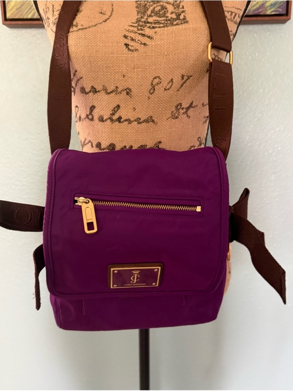 NWT Juicy Couture Kara Purple Crossbody